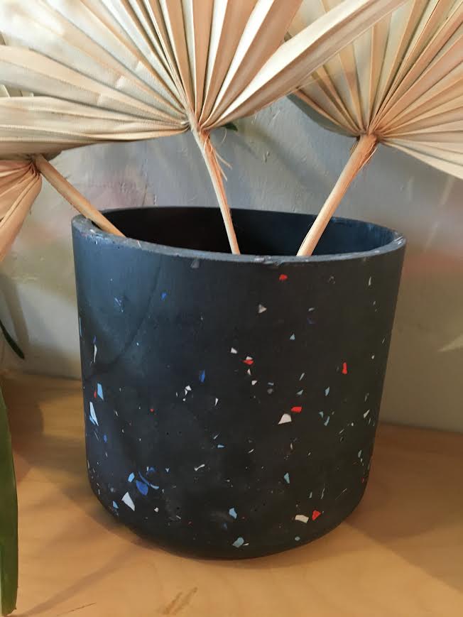 Le Gros Cylindre Terrazzo Pot