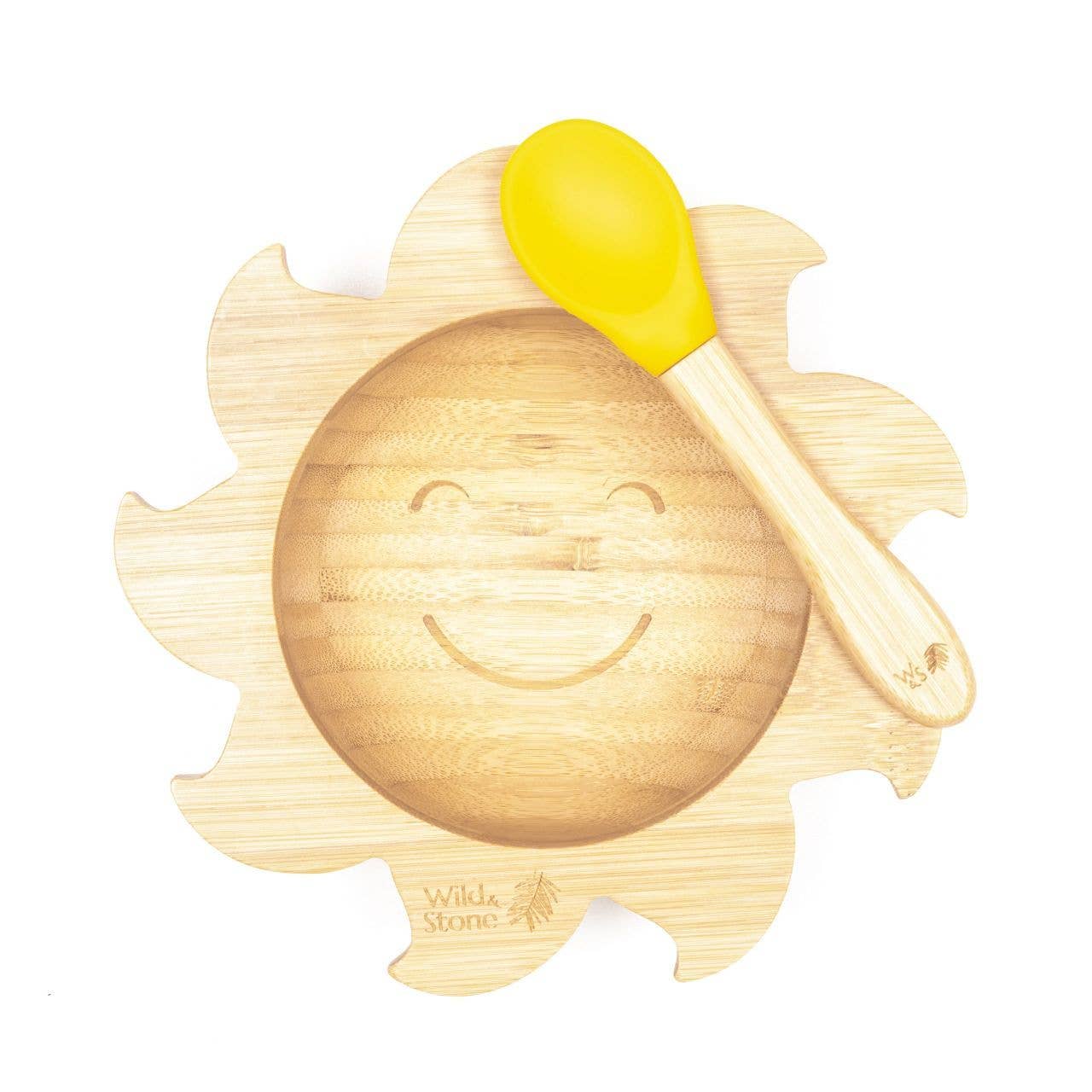 Baby Bamboo Weaning Bowl and Spoon Set - You Are My Sunshine