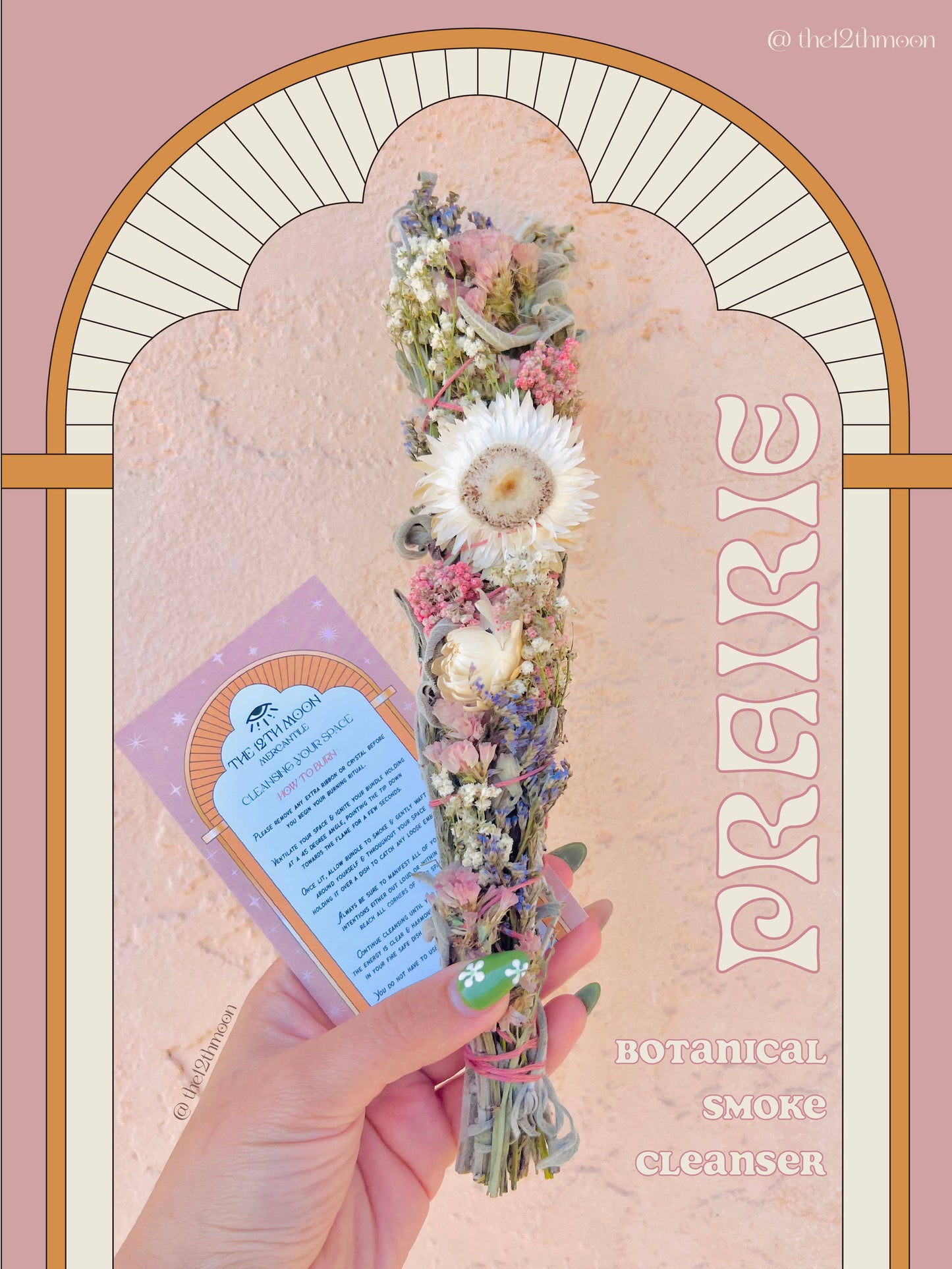 PRAIRIE Floral Sage Smudge Bundle - Botanical Smoke Cleanser
