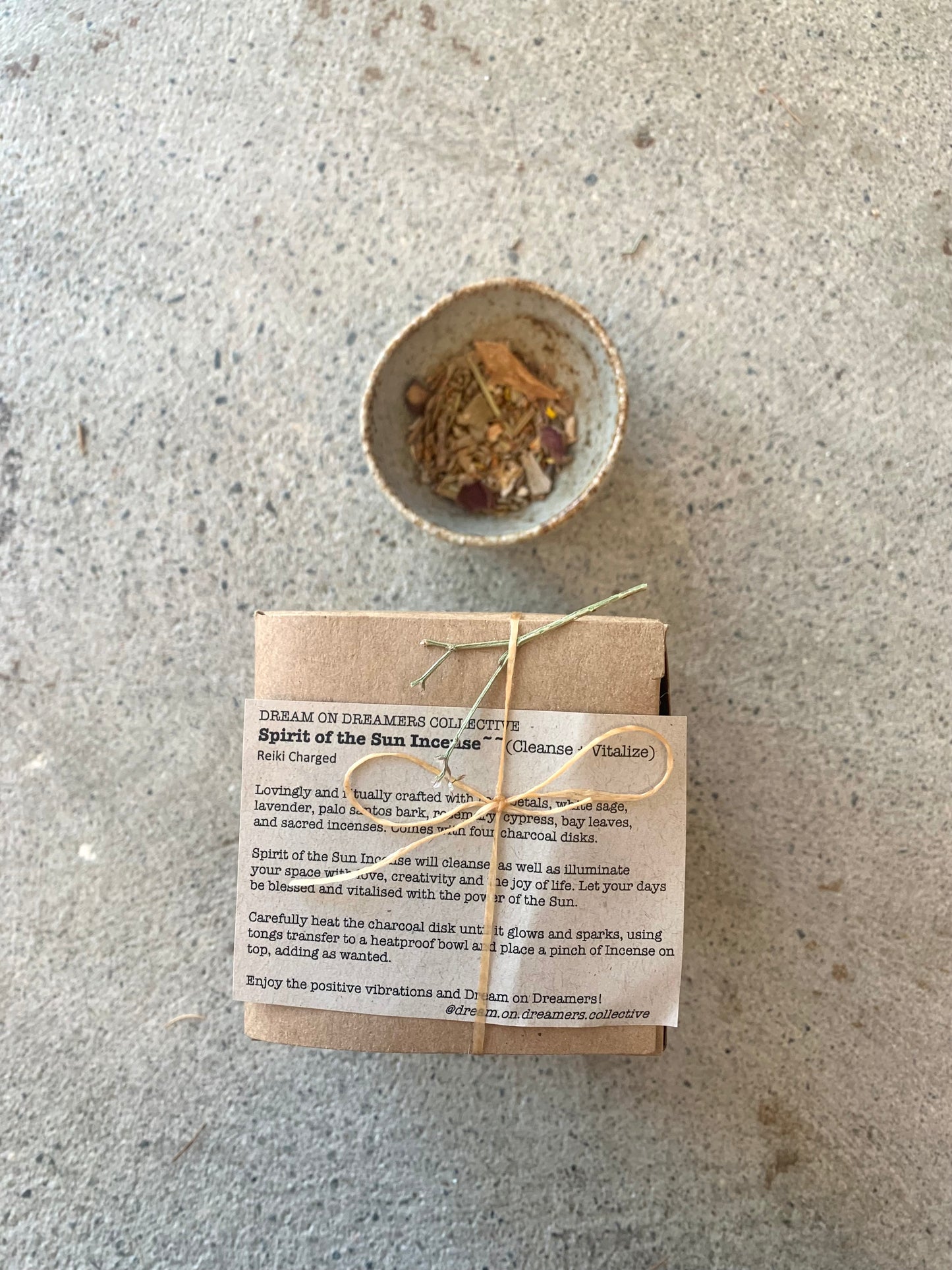 Spirit of the Sun Incense (Cleanse & Vitalize) REIKI CHARGED