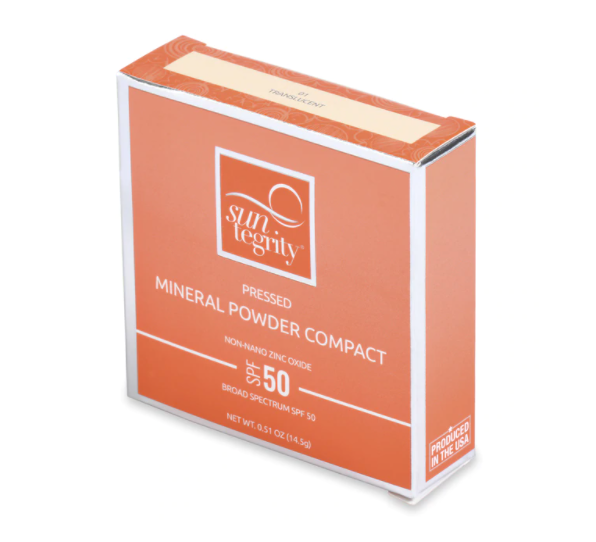 Suntegrity Pressed Mineral Powder Compact - Translucent, Broad Spectrum SPF 50