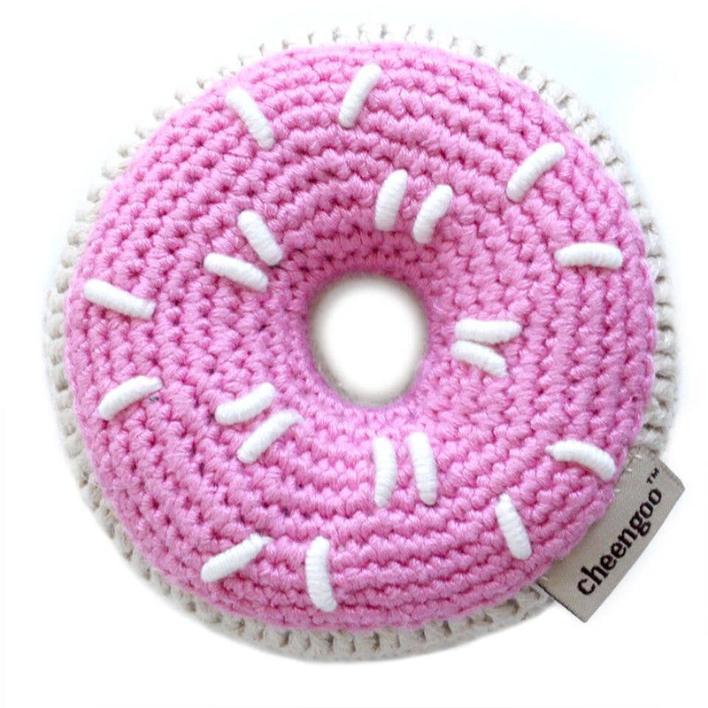 Donut Rattle - White