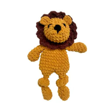 Ultra Soft Chenille Lovey Plushy Doll - Lion