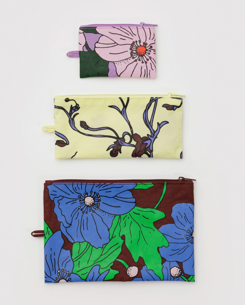 Flat Pouch Set Poppy Mix