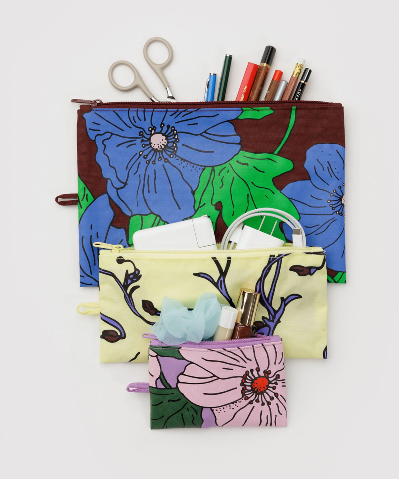 Flat Pouch Set Poppy Mix