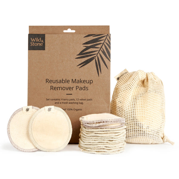 Reusable Makeup Remover Pads - Pack of 16