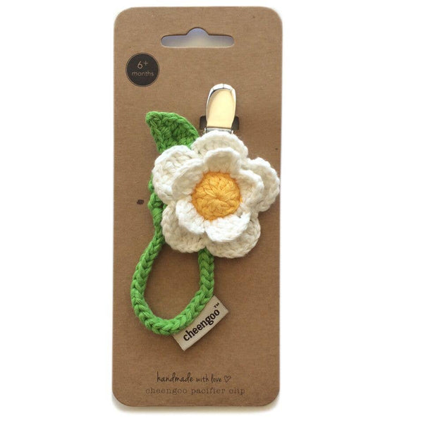 Pacifier Clip - Daisy