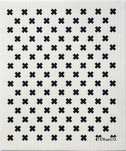 Ten & CO Sponge Cloth Mat - Tiny X + XL (White)