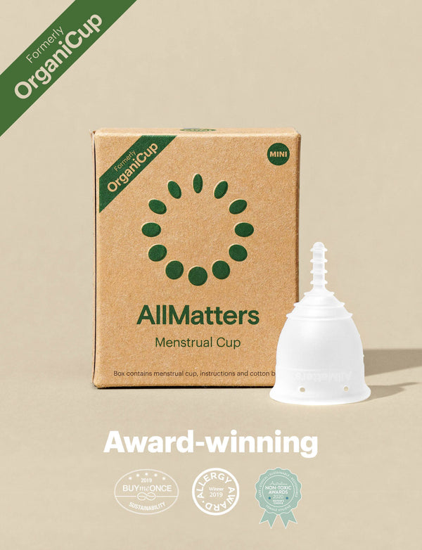 AllMatters Menstrual Cup Size Mini, (Formerly OrganiCup)