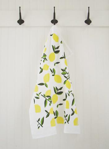 Ten & CO Tea Towel - Citrus (Vintage Lemon)
