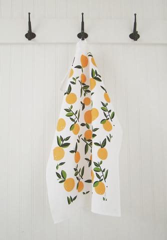Ten & CO Tea Towel - Citrus Orange (Vintage Orange)