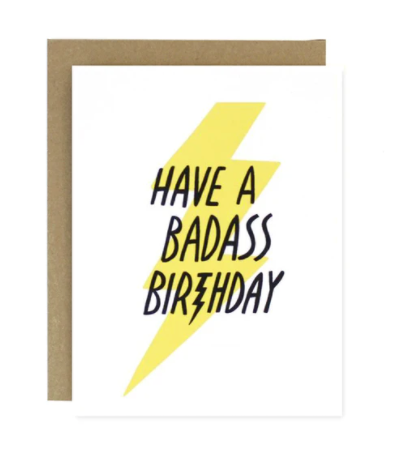 BadAss Birthday Card