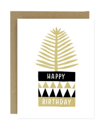 Birthday Potted Plant Card