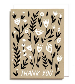 Thank You Floral Pattern