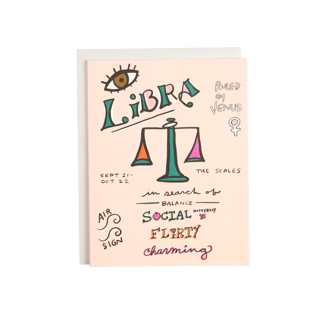 Astrology Collection Libra Card